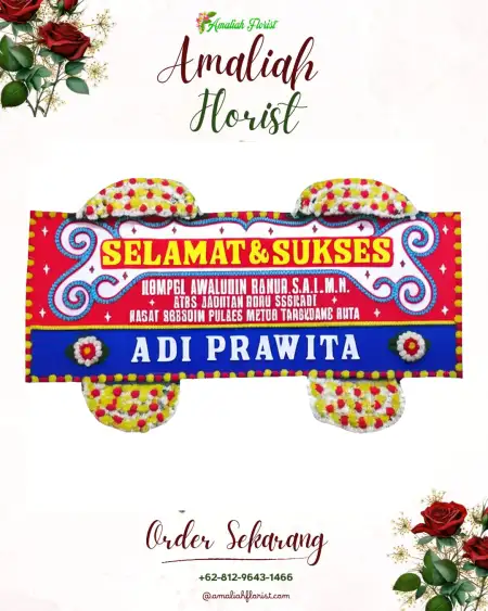 Papan Bunga Ucapan Selamat Ilir Timur Ii